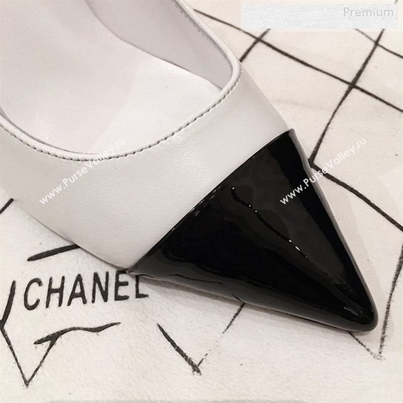 Chanel Lambskin Pearl Heel Pumps G35534 White 2020 (KL-9122731)