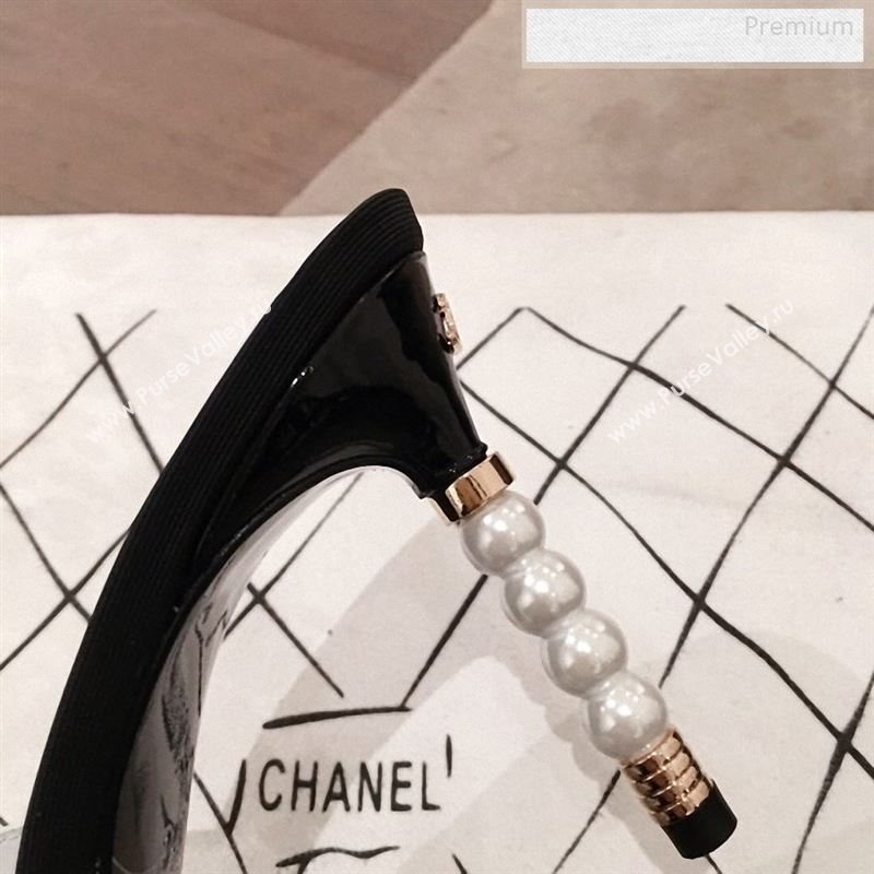 Chanel Lambskin Pearl Heel Mules G35540 White 2020 (KL-9122734)