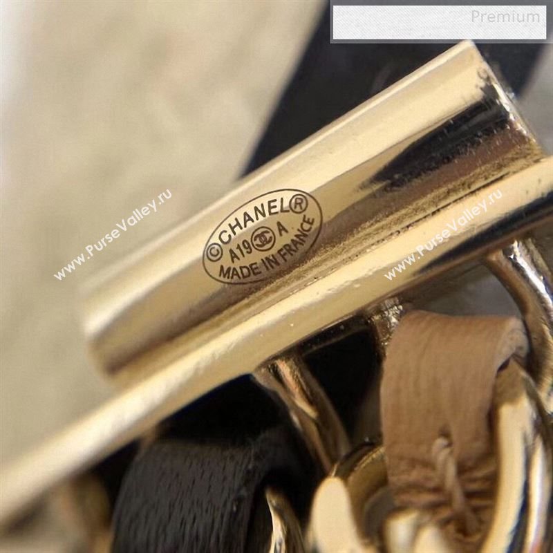 Chanel Chain Leather Wide Bracelet AB2383 2019 (YF-9122801)