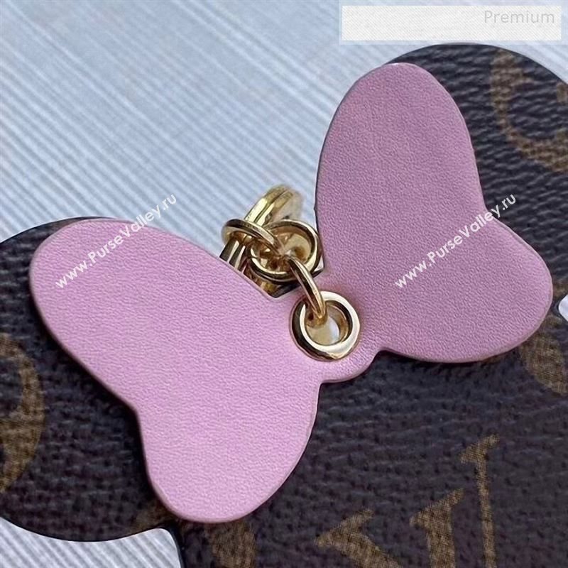 Louis Vuitton Mickey Mouse Bag Charm and Key Holder Pink 2019 (KI-9123006)