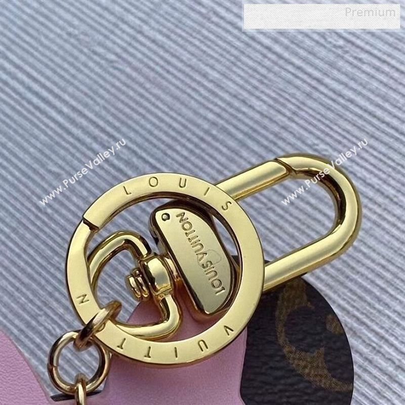 Louis Vuitton Mickey Mouse Bag Charm and Key Holder Pink 2019 (KI-9123006)