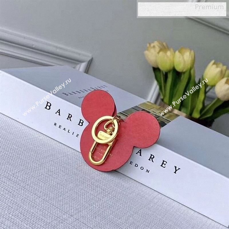 Louis Vuitton Mickey Mouse Bag Charm and Key Holder Red 2019 (KI-9123007)