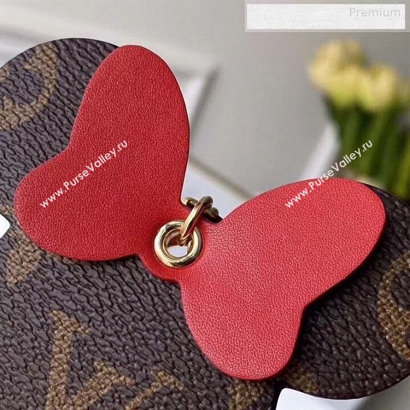 Louis Vuitton Mickey Mouse Bag Charm and Key Holder Red 2019 (KI-9123007)