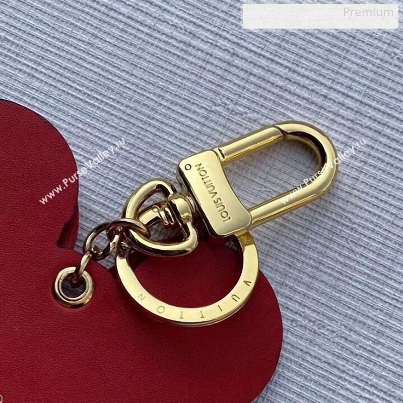 Louis Vuitton Mickey Mouse Bag Charm and Key Holder Red 2019 (KI-9123007)