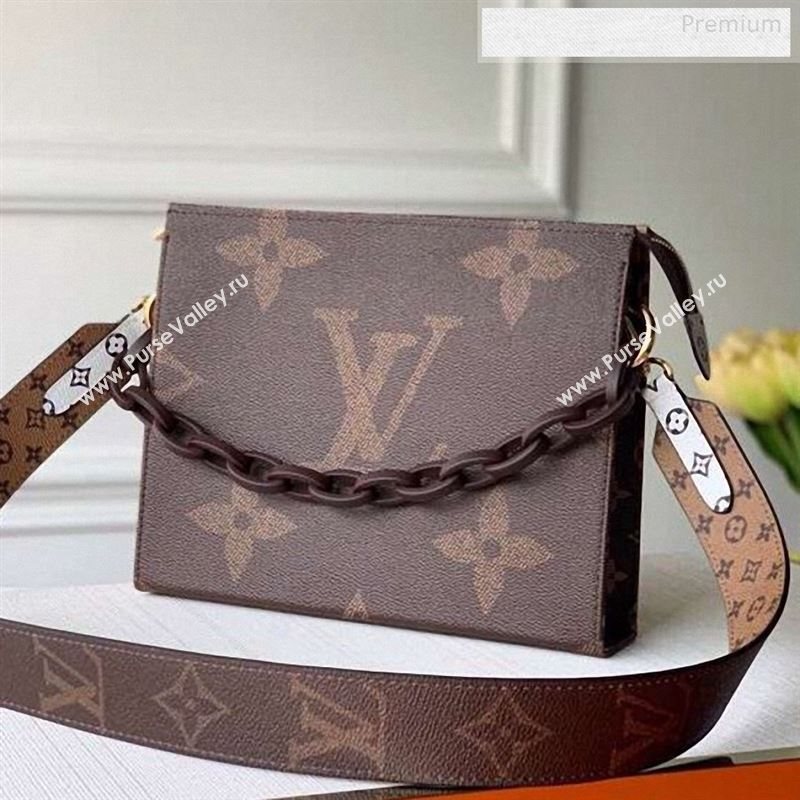 Louis Vuitton Giant Monogram Strap Toilet Pouch XL Coffee 2019 (KD-9123009)