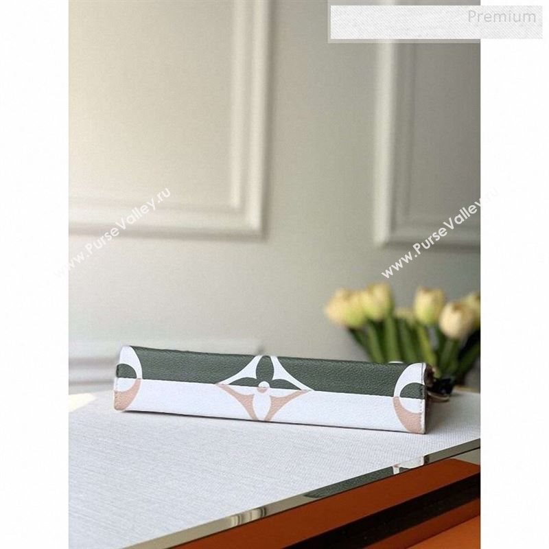 Louis Vuitton Giant Monogram Strap Toilet Pouch XL Green 2019 (KD-9123010)