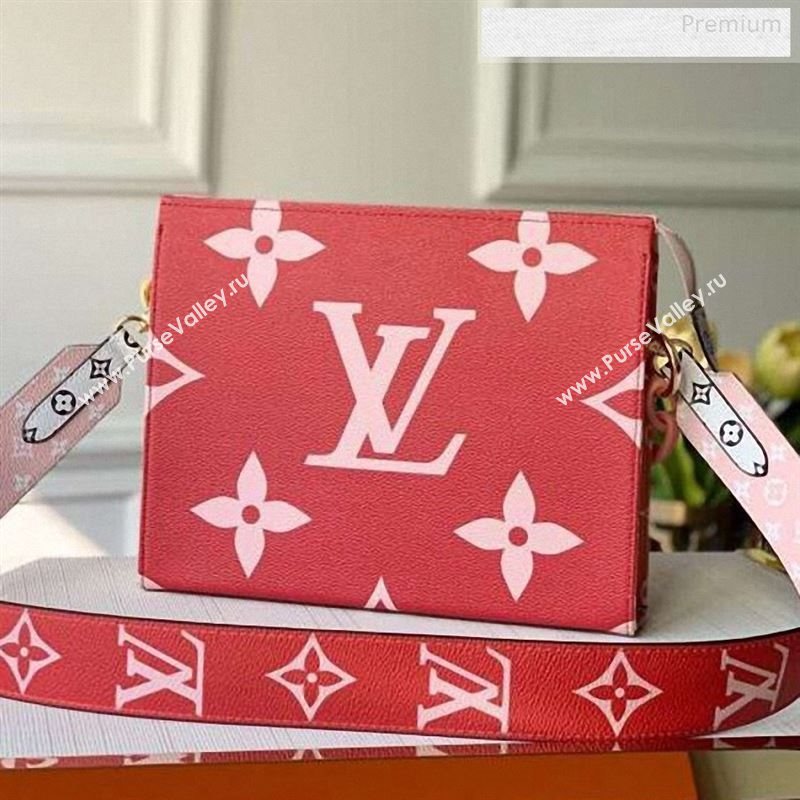 Louis Vuitton Giant Monogram Strap Toilet Pouch XL Red 2019 (KD-9123011)