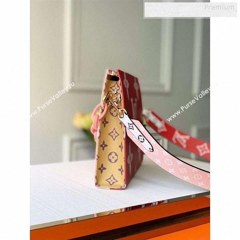 Louis Vuitton Giant Monogram Strap Toilet Pouch XL Red 2019 (KD-9123011)