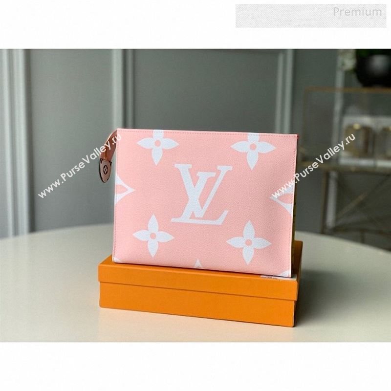 Louis Vuitton Giant Monogram Toilet Pouch XL Red/Pink 2019 (KI-9123012)