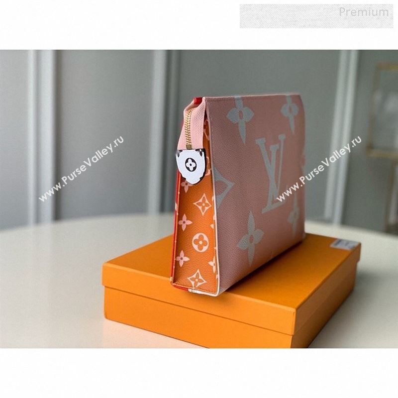 Louis Vuitton Giant Monogram Toilet Pouch XL Red/Pink 2019 (KI-9123012)