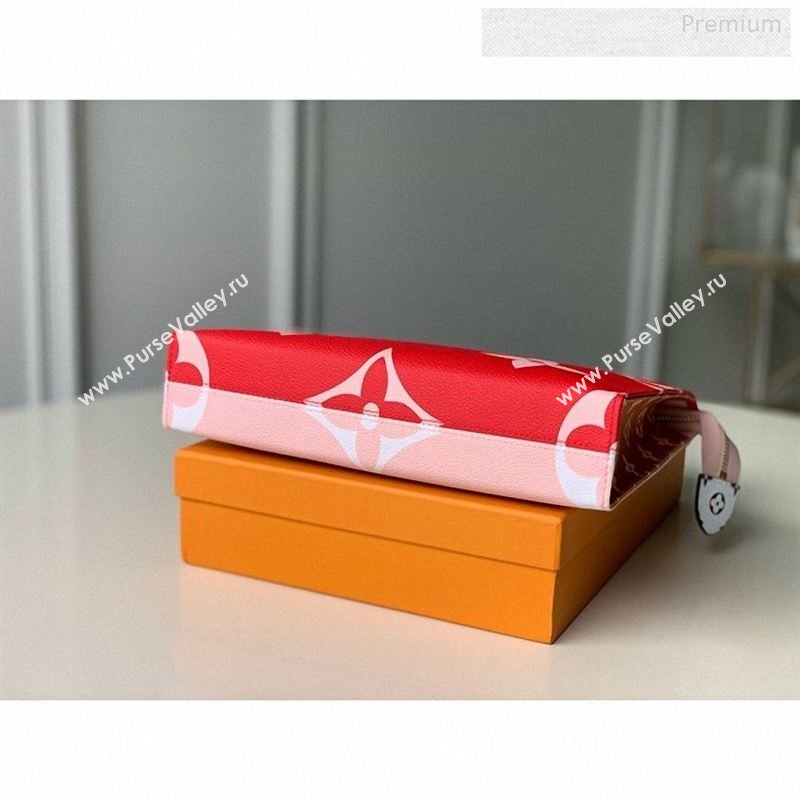 Louis Vuitton Giant Monogram Toilet Pouch XL Red/Pink 2019 (KI-9123012)