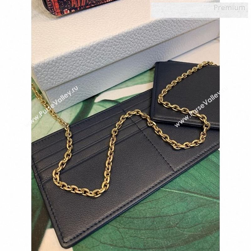 Dior Fuchsia Multicolor Lady Dior Lion Animal Calfskin Chain Clutch 2020 (XXG-9123013)