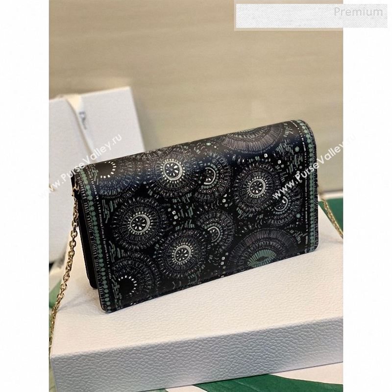 Dior Green Multicolor Lady Dior Elephant Animal Calfskin Chain Clutch 2020 (XXG-9123014)