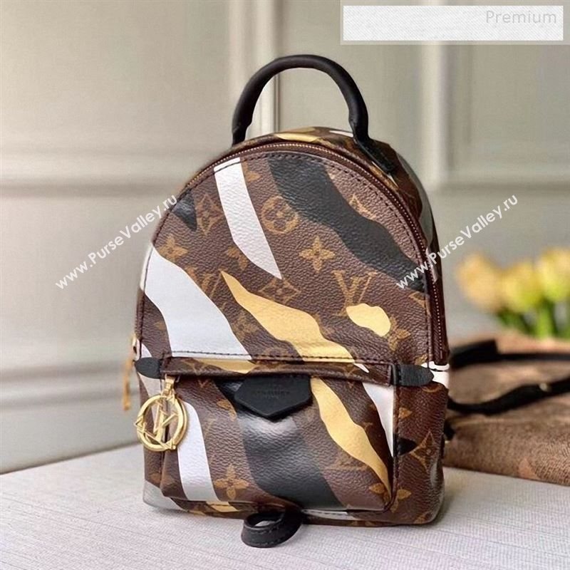 Louis Vuitton LV x LOL Palm Springs Mini Monogram Camouflage Backpack 2019 (KI-9122703)