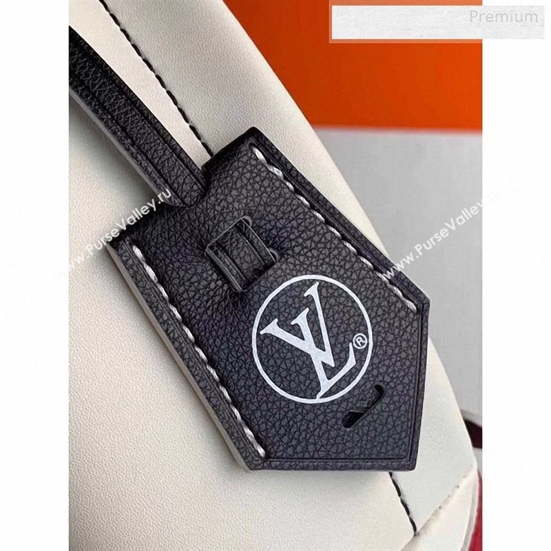 Louis Vuitton Palm Springs PM Sporty Stripe and Patch Backpack M55797 White 2020 (KI-9122702)