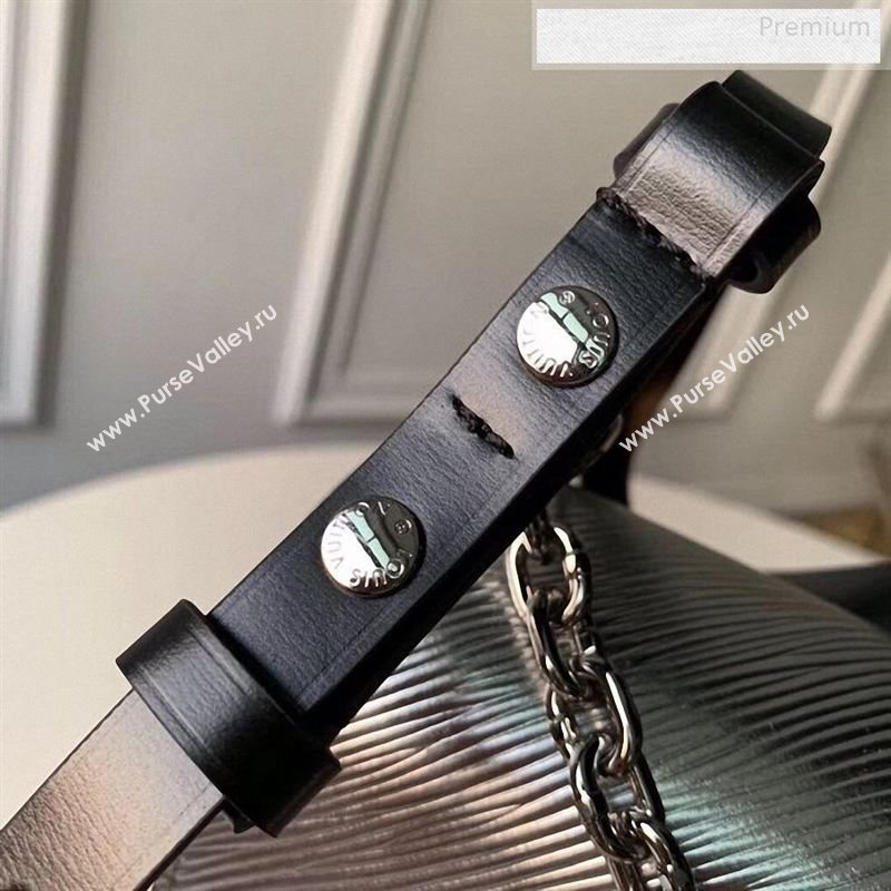 Louis Vuitton Twist MM Epi Leather Bag M55404 Silver 2019 (KI-9122709)