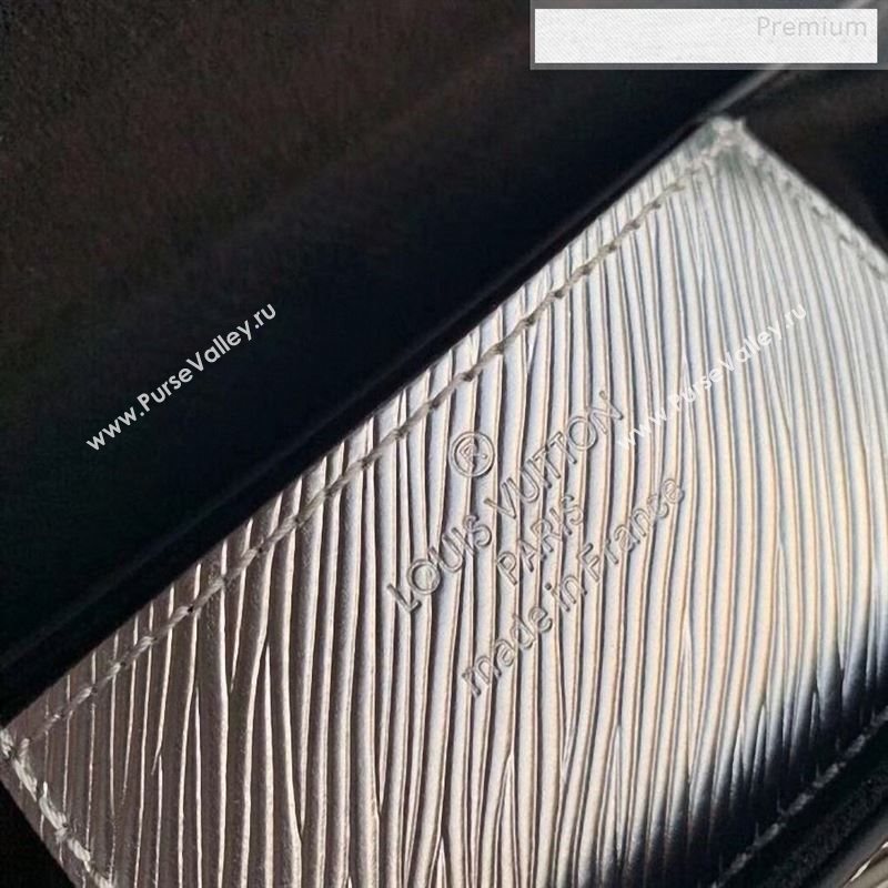 Louis Vuitton Twist MM Epi Leather Bag M55404 Silver 2019 (KI-9122709)