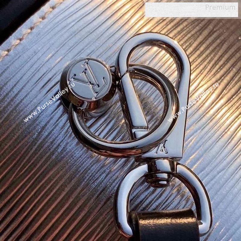 Louis Vuitton Cannes Epi Leather Top Handle Bag M55316 Silver/Black 2019 (KI-9122708)