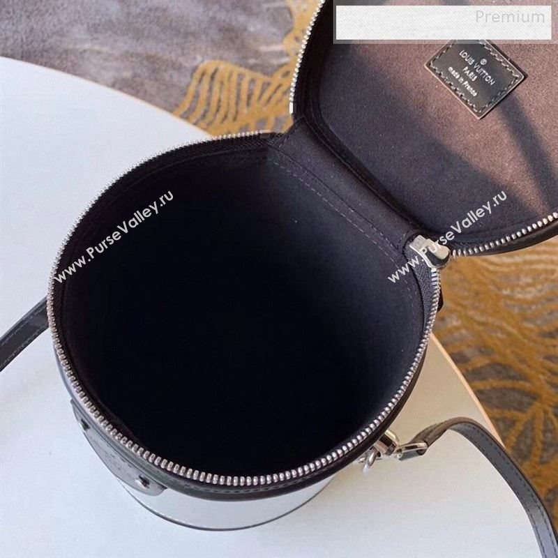 Louis Vuitton Cannes Epi Leather Top Handle Bag M55316 Silver/Black 2019 (KI-9122708)