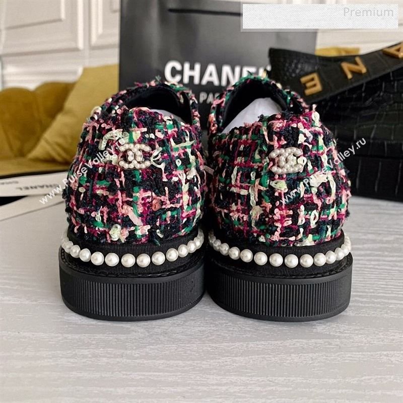 Chanel Pearl Fabric Sneakers Multicolor 2020 (SS-9123129)