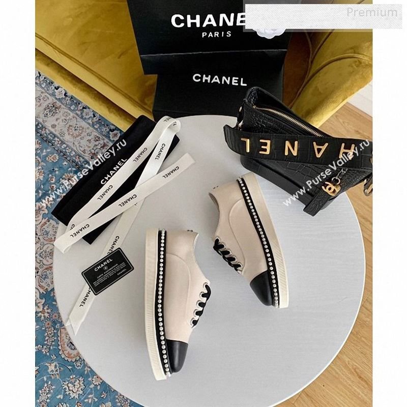 Chanel Pearl Calfskin Sneakers 2020 (SS-9123133)