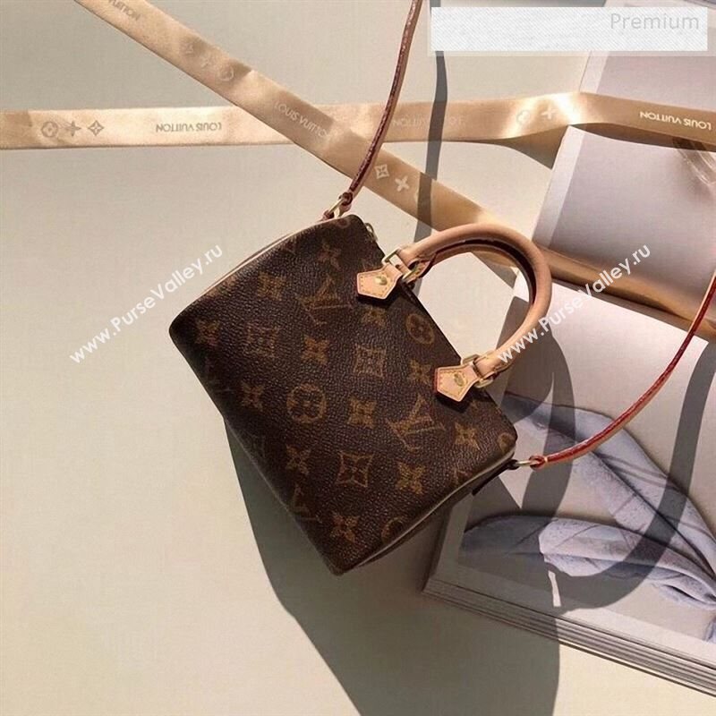 Louis Vuitton Monogram Nano Speedy Top Handle Bag M61252 2019 (KIKI-9122562)