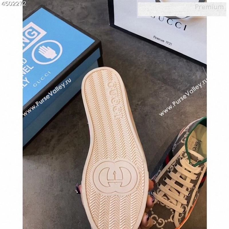 Gucci Disney GG Embroidered Sneakers Grey 2020 (EM-9123111)