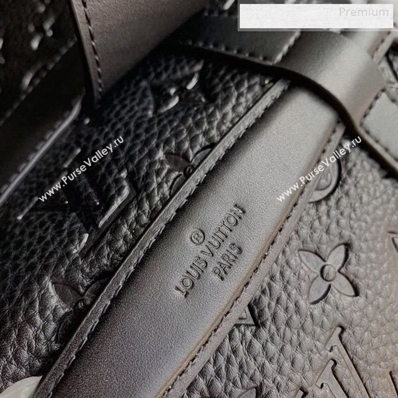 Louis Vuitton Mens Christopher Monogram Embossed Backpack GM M53285 Black 2019 (KD-9122346)