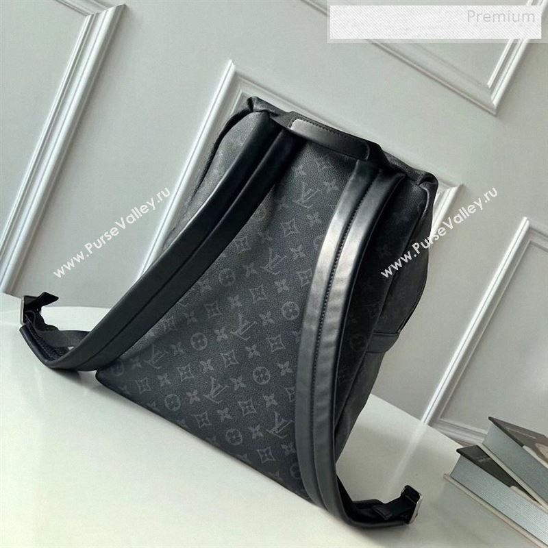 Louis Vuitton Mens Discovery Monogram Eclipse Canvas Backpack M43186 2019 (KI-9122347)