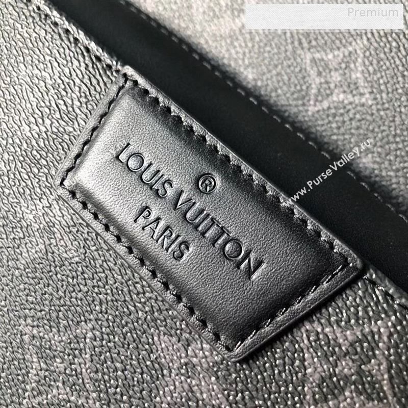 Louis Vuitton Mens Discovery Monogram Eclipse Canvas Backpack M43186 2019 (KI-9122347)