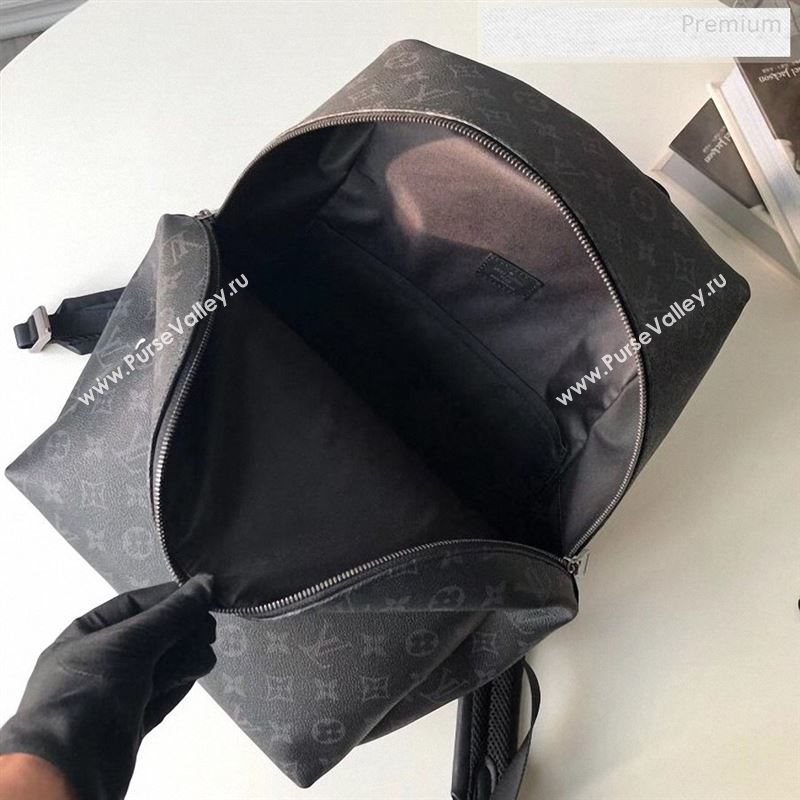 Louis Vuitton Mens Discovery Monogram Eclipse Canvas Backpack M43186 2019 (KI-9122347)