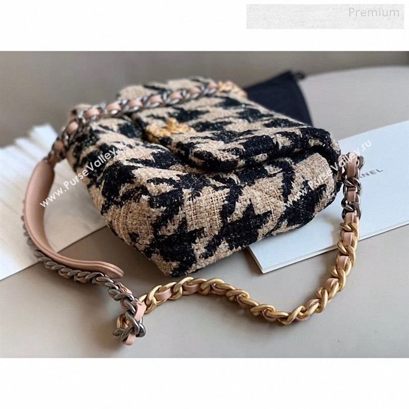 Chanel 19 Tweed Small Flap Bag AS1160 Black/Beige 2019 (X-9122563)