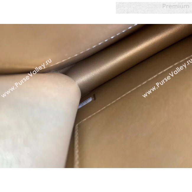 Chanel Quilted Iridescent Lambskin Pearls Flap Bag AS0584 Blue 2019 (XING-0010901)