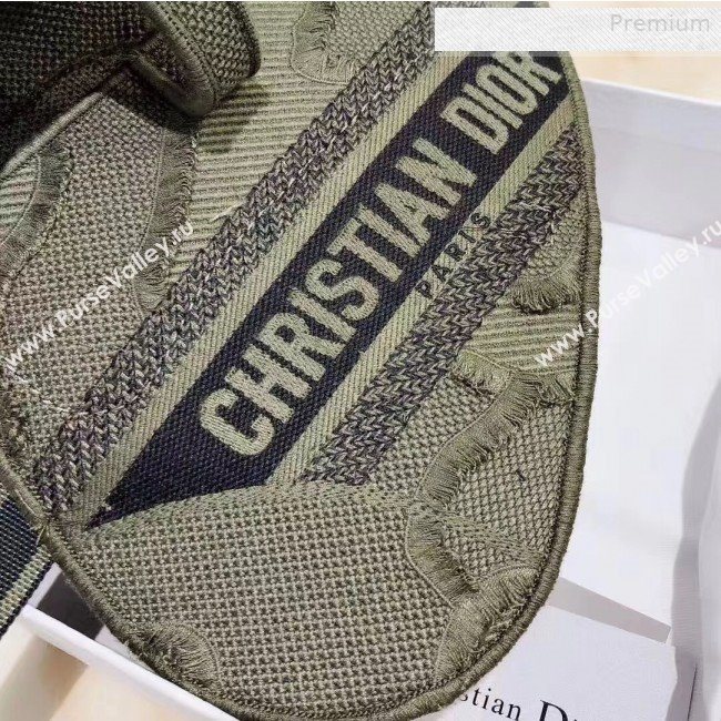 Dior Saddle Belt Bag in Camouflage Embroidered Canvas Bag Green 2019 (XXG-0011006)
