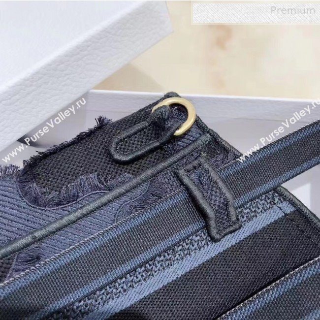 Dior Saddle Belt Bag in Camouflage Embroidered Canvas Bag Blue 2019 (XXG-0011007)