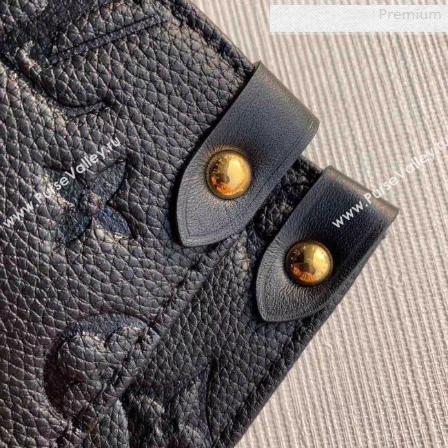 Louis Vuitton Onthego Monogram Embossed Leather Large Tote M44925 Black 2019 (KI-0010707)