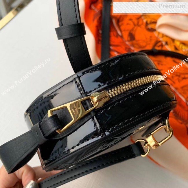 Louis Vuitton Monogram Patent Leather Belt Bag M90464 Black 2019 (KI-0010709)