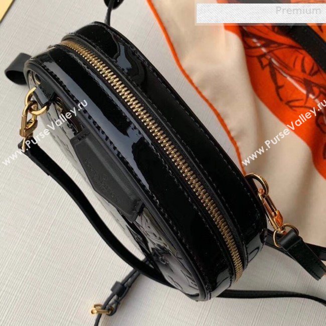 Louis Vuitton Monogram Patent Leather Belt Bag M90464 Black 2019 (KI-0010709)