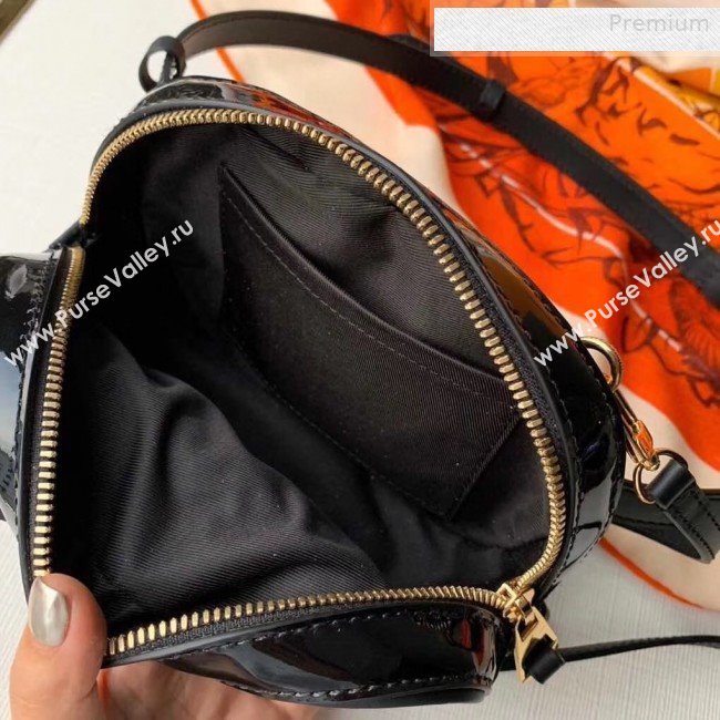 Louis Vuitton Monogram Patent Leather Belt Bag M90464 Black 2019 (KI-0010709)