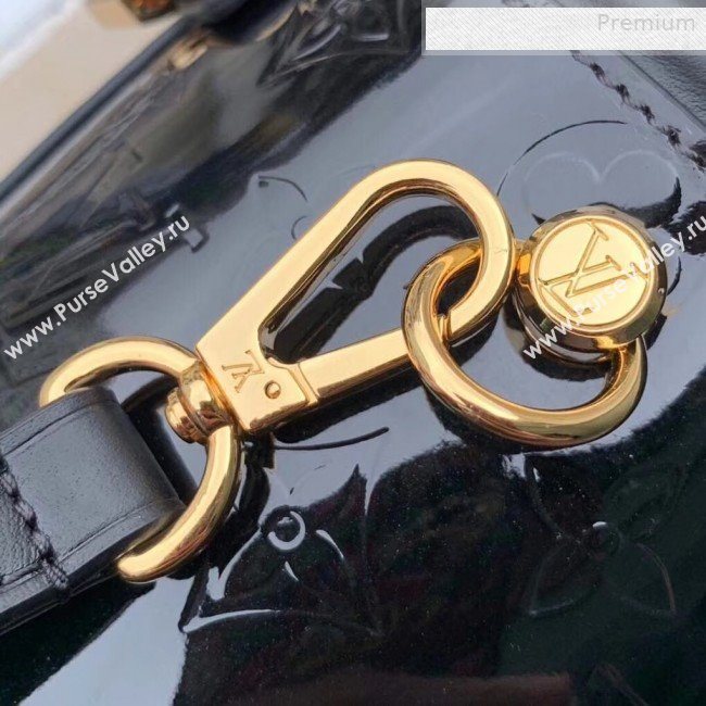 Louis Vuitton Cannes Bucket Case Top Handle Bag in Patent Leather M53997 Black 2019 (KI-0010712)
