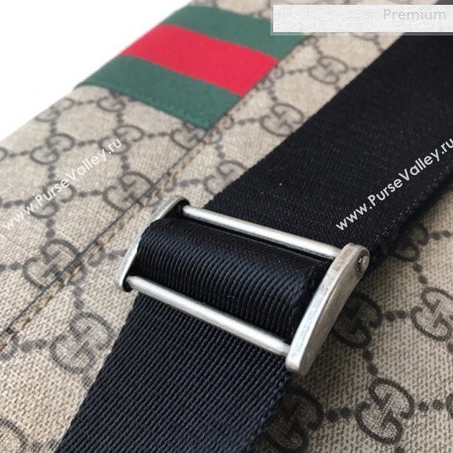 Gucci Mens GG Supreme Messenger Shoulder Bag 475432 Coffee 2019 (DLH-0010718)