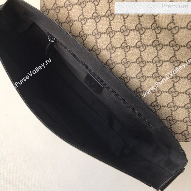 Gucci Mens GG Supreme Messenger Shoulder Bag 475432 Coffee 2019 (DLH-0010718)