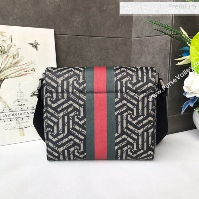 Gucci Mens Geometric Print  Messenger Shoulder Bag 475432 2019 (DLH-0010720)