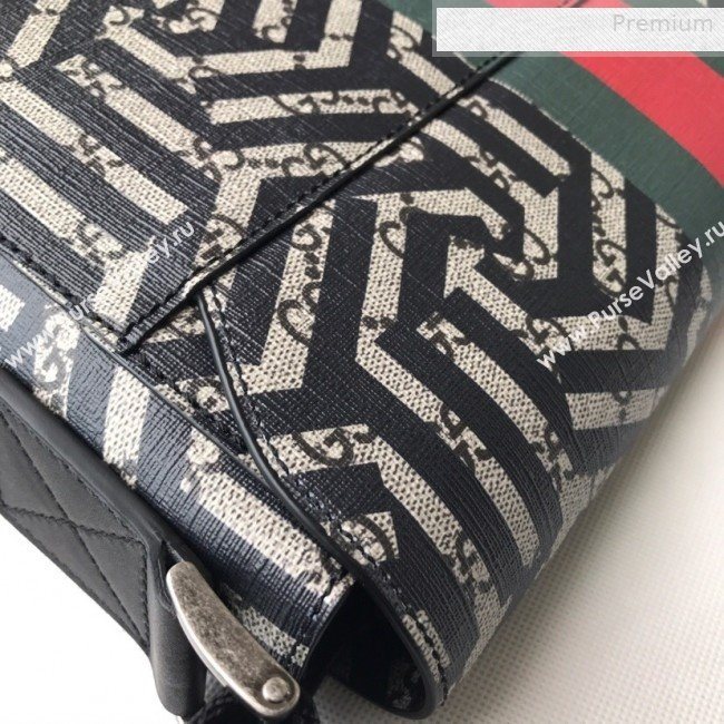 Gucci Mens Geometric Print  Messenger Shoulder Bag 475432 2019 (DLH-0010720)