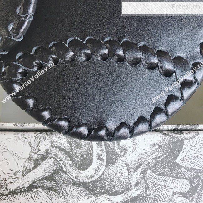 Dior Saddle Medium Bag in Braided Leather Black 2019 (BF-0010724)