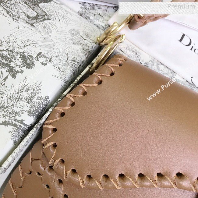Dior Saddle Medium Bag in Braided Leather Brown 2019 (BF-0010725)