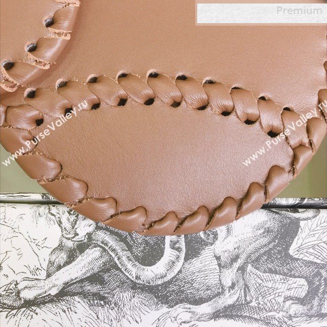 Dior Saddle Medium Bag in Braided Leather Brown 2019 (BF-0010725)