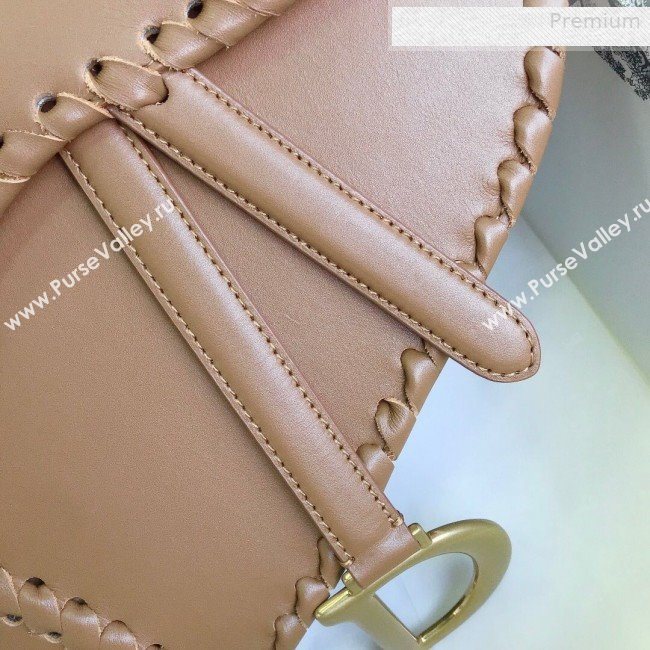 Dior Saddle Medium Bag in Braided Leather Brown 2019 (BF-0010725)