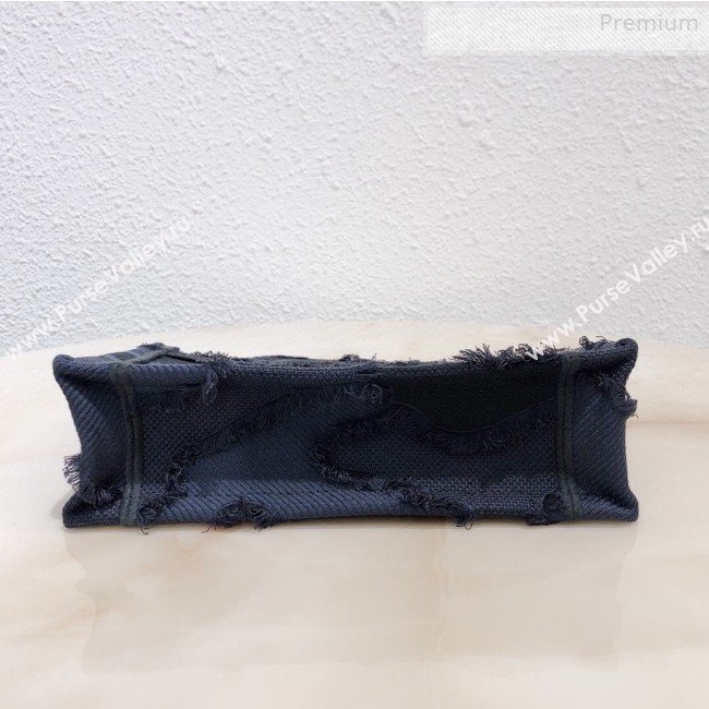 Dior Mini Book Tote Bag in Camouflage Embroidered Canvas Bag Blue 2019 (XXG-0010732)