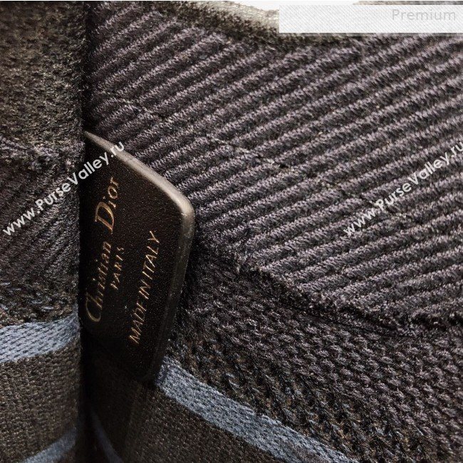 Dior Mini Book Tote Bag in Camouflage Embroidered Canvas Bag Blue 2019 (XXG-0010732)